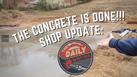 Shop Update: The Concrete is done!