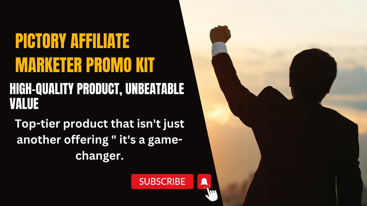 Pictory Affiliate Marketer Promo Kit Review - High-Quality Product, Unbeatable Value.