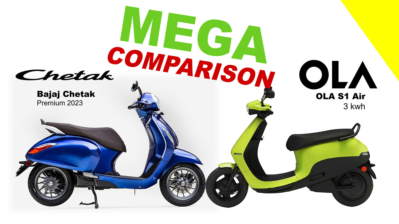 Bajaj Chetak vs OLA S1 Air | MEGA COMPARISON | Kuch Bhi