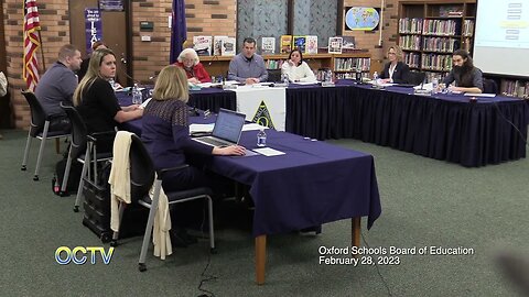 Oxford Schools Board of Education: 2-28-23