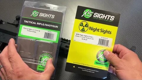 AR Iron Night Sights ! (XS Sights)