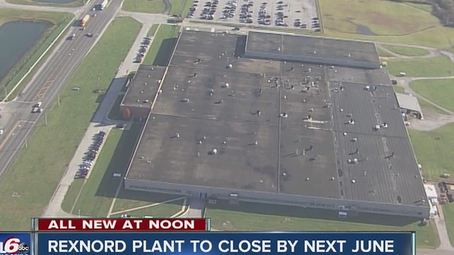 A closing date is set for the Rexnord plant in Indianapolis
