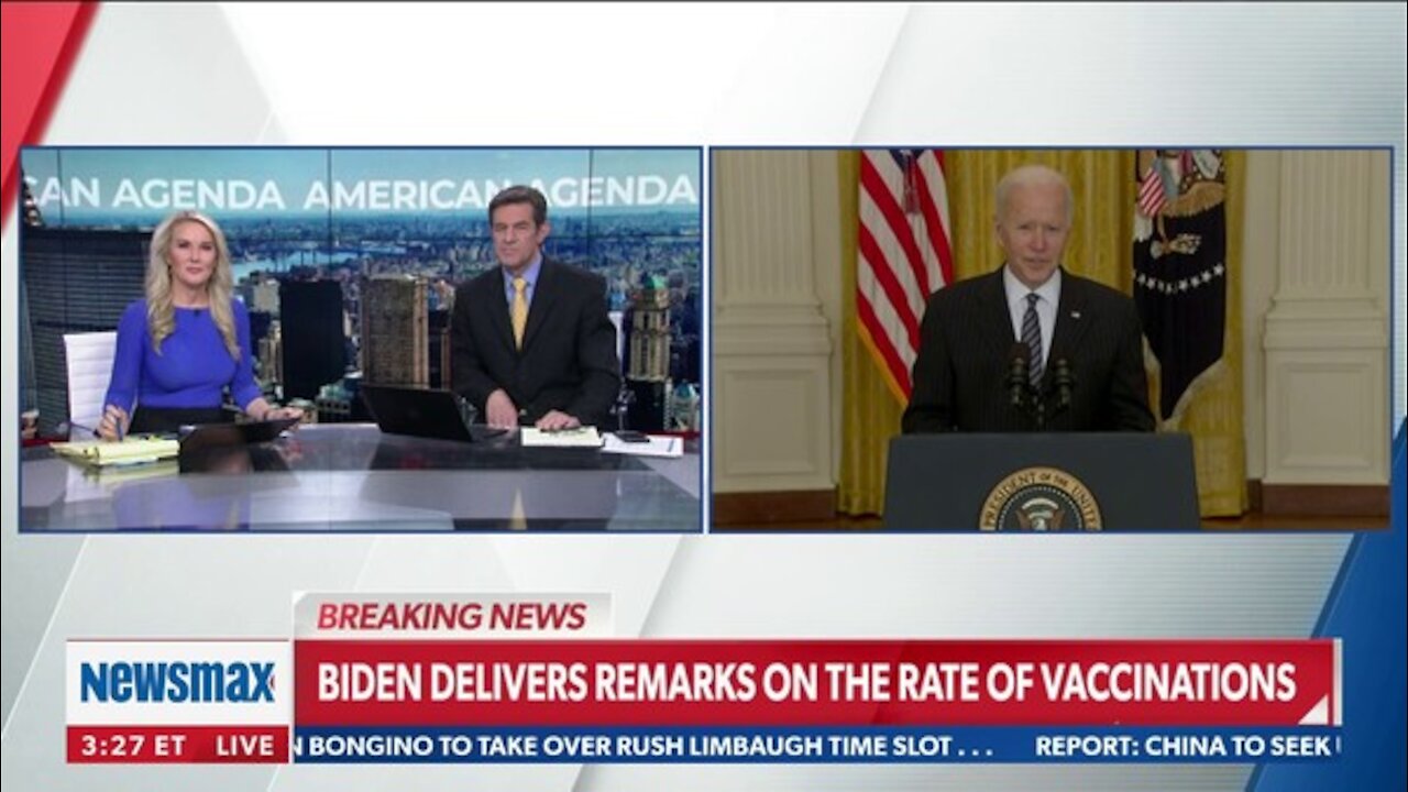 Biden Delivers Remarks on the Rate of Vaccinations