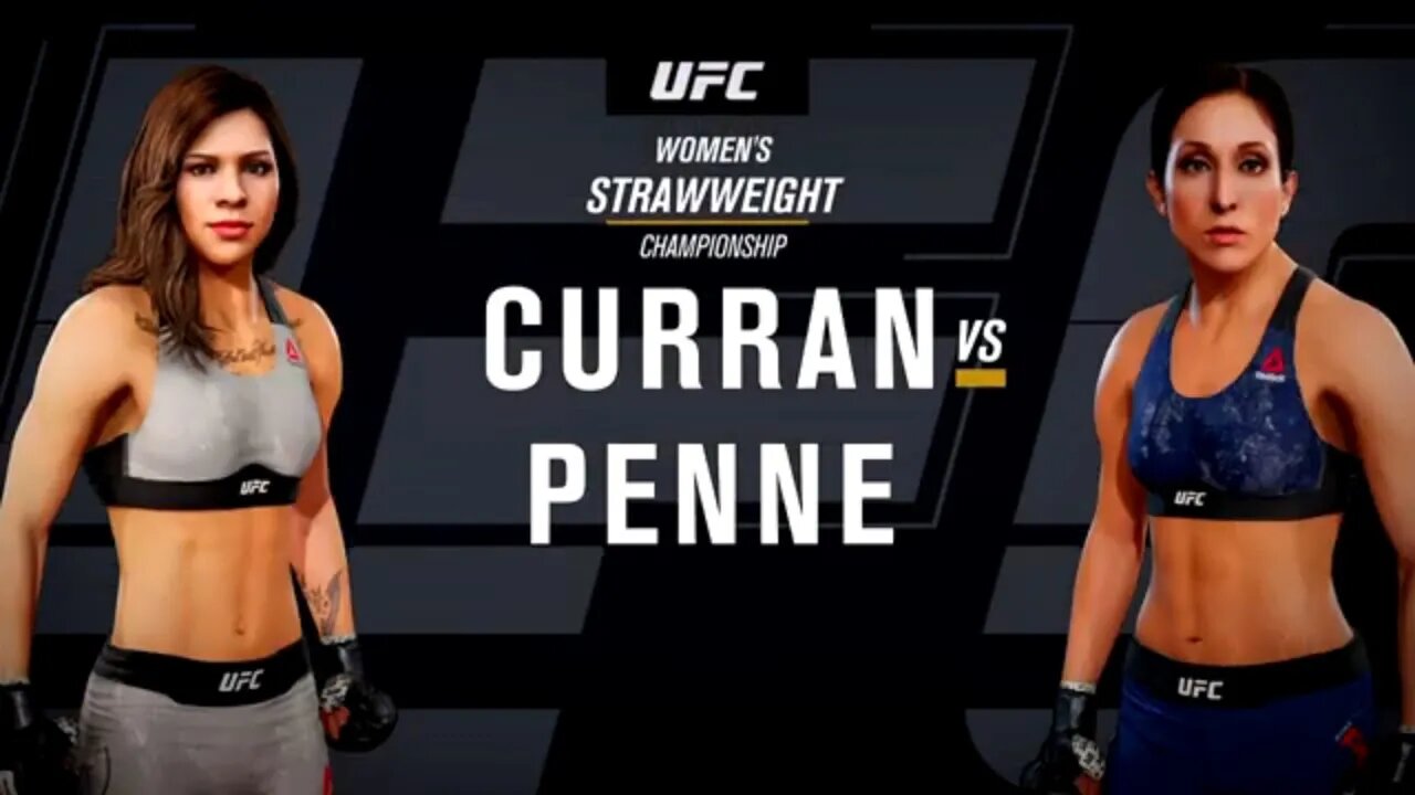 EA Sports UFC 3 Gameplay Jessica Penne vs Kailin Curran