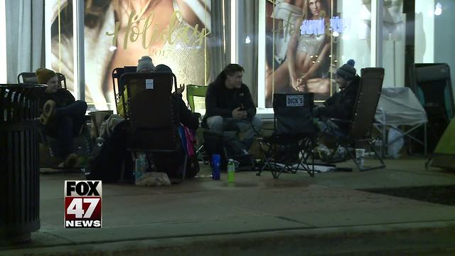 Lansing Apple fans camp out for new iPhone X