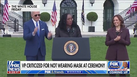 White House Falsely Claims Kamala Harris Was Masked After COVID Exposure