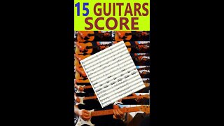 15 Guitars Score By Gene Petty #Shorts