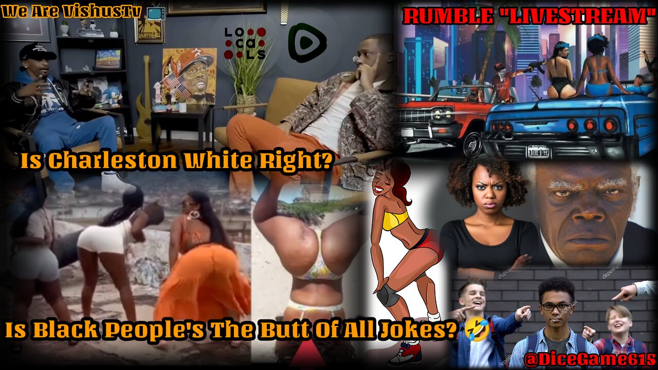 Is Charleston White Right? Is Black People's Is The Butt Of All Jokes? 🤣 #VishusTv 📺