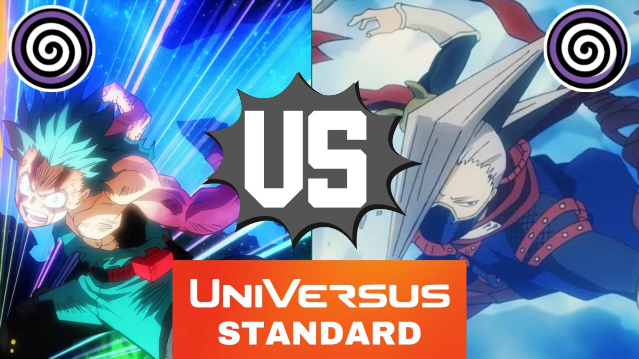 Izuku Midoriya 4 (Void) vs. Edgeshot (Void) / Universus Gameplay Standard/My hero Academia CCG