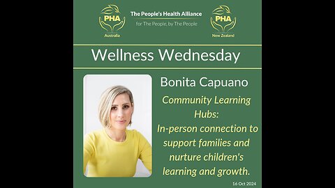 Wellness Wednesday with Bonita Capuano - Community Learning Hubs