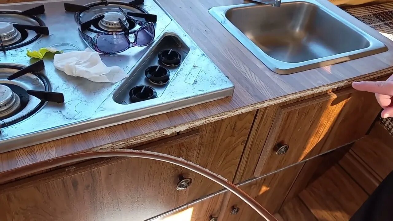 Keeping An Old Pop-Up Camper Original With Liquid Nails