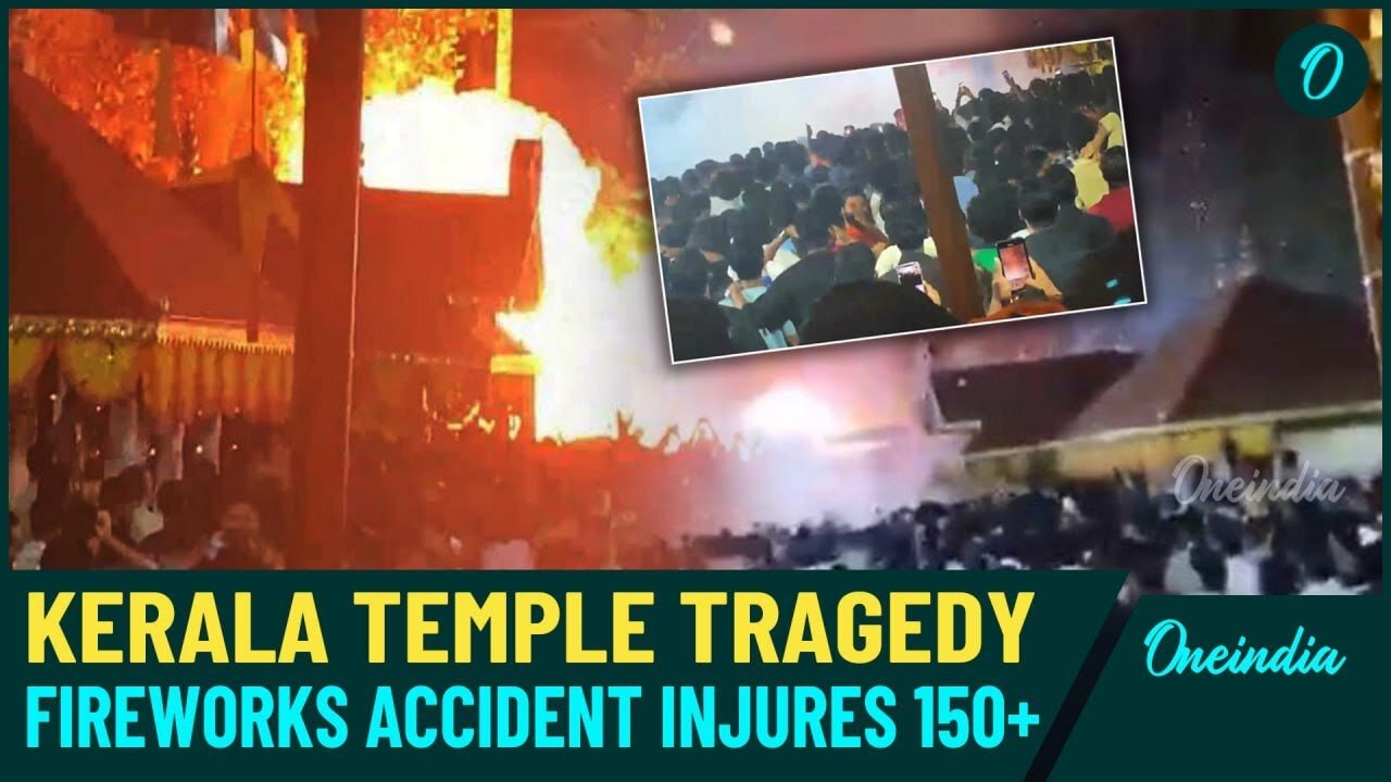 Shocking Fireworks Accident at Kasaragod Temple Festival: Over 150 Injured, 8 in Critical Condition