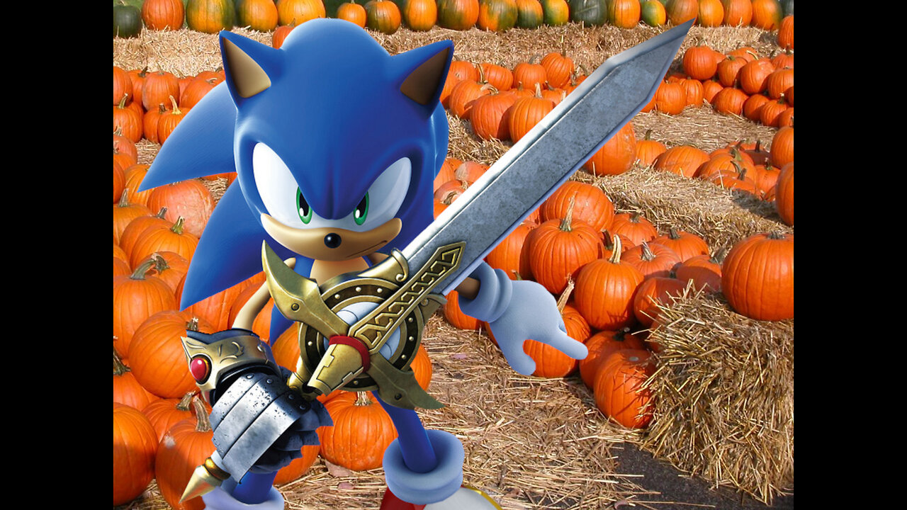 Destroying a pumpkin with a katana (Among other things)