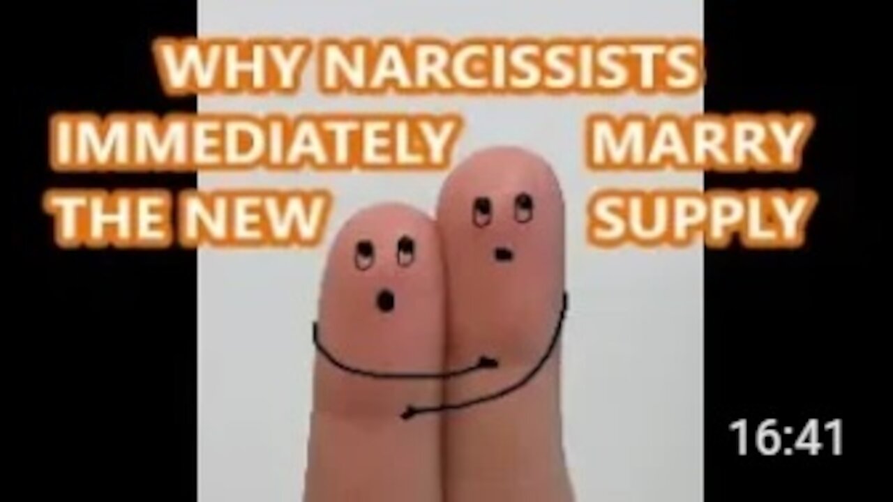 Why Narcissists Immediately Marry the New Supply