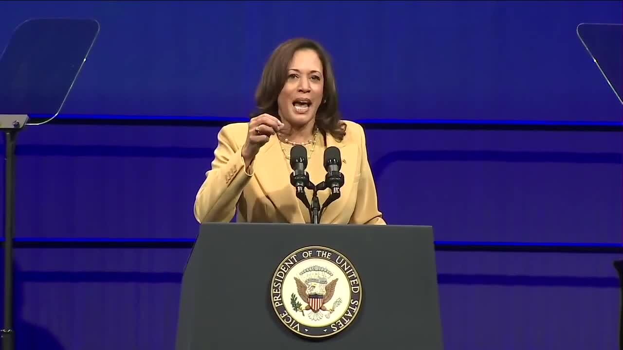 Harris is coming back to Florida this afternoon to speak in Orlando.
