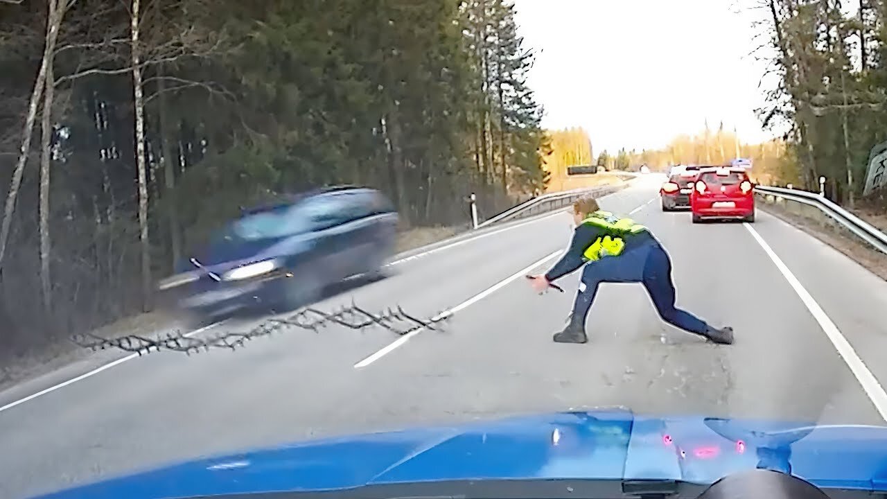 Craziest Ways Police Stopped Suspects - Caught on Dashcam