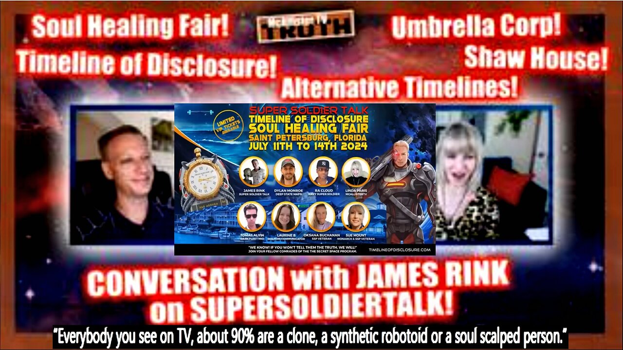 JAMES RINK! SS TALK! TIMELINE OF DISCLOSURE! FEM-TOE BIO-BOT! RICHARD BEY! PAUL SERENE!