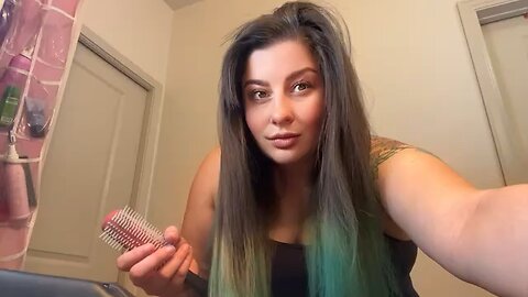 Hair Straightening With ASMR Sadie