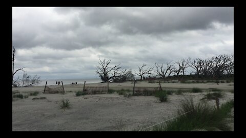 Bond took a prayer break on Jekyll Island