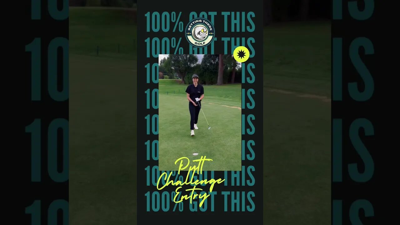 Our second entry to the putt challenge! Nice putt!!! ⛳️🎉👑 #shorts #golf #golfer #golfwoman