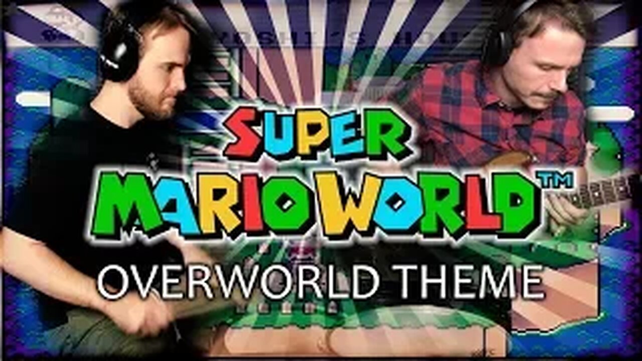 SUPER MARIO WORLD - Overworld Theme | Guitar & Drum Cover