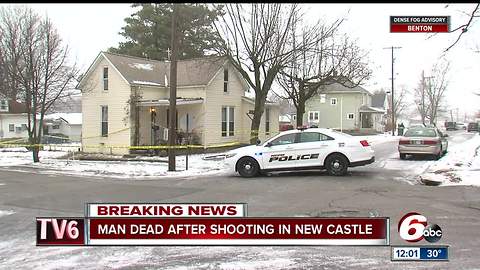 Man killed in shooting in New Castle, Indiana