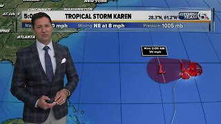 5 a.m. Friday Karen update