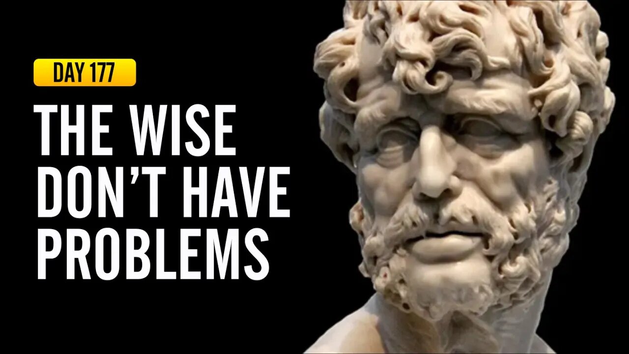 The Wise Don't Have Problems - DAY 177 - The Daily Stoic 365 Day Devotional