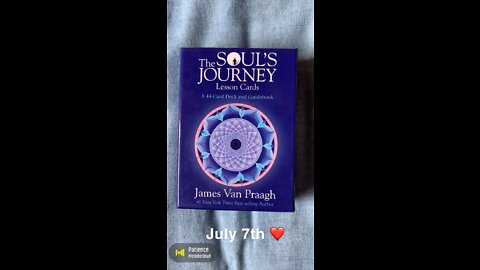 July 7th oracle card: patience