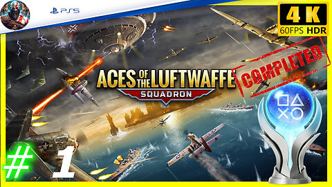 Aces of the Luftwaffe Squadron #1 🇺🇲 English Gameplay Playthrough PS5 4K HDR 60FPS (No Commentary)