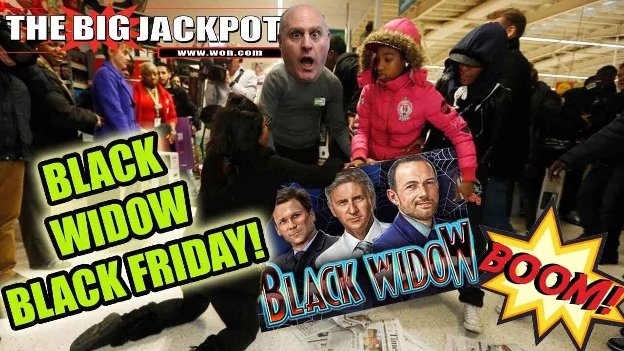 HANDPAYS on 🕷️ BLACK WIDOW 🕷️ for Black Friday! | Raja Slots