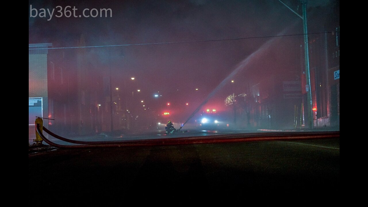 Structure fire destroyed building