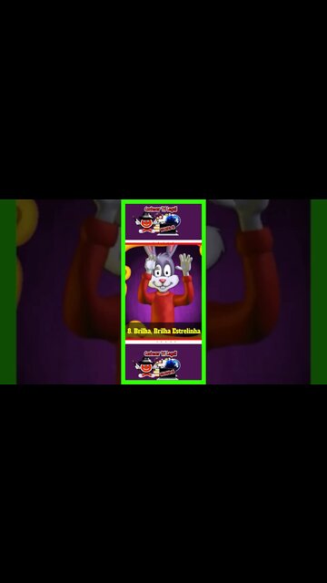 🔴#08| Coelho Sabido canta Brilha, Brilha Estrelinha| Músicas dos Dedinhos| Brincadeira | #shorts