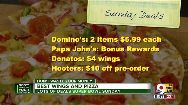 Best Super Bowl deals on wings, pizza