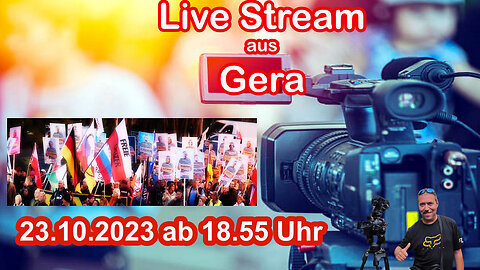 Live Stream am 23.10.2023 aus GERA