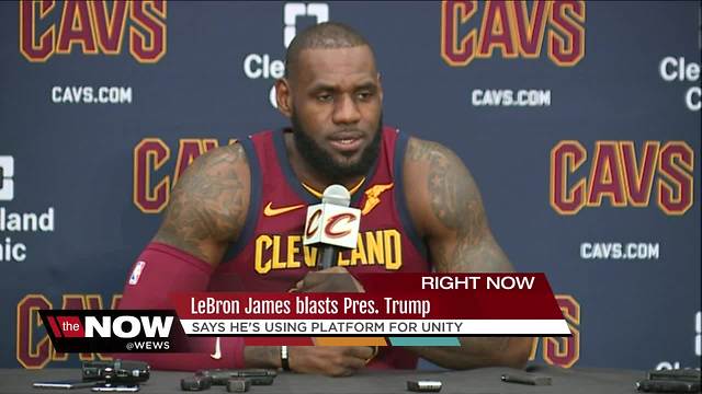 LeBron James, on media day, says his intentions to finish his career with Cleveland haven't changed