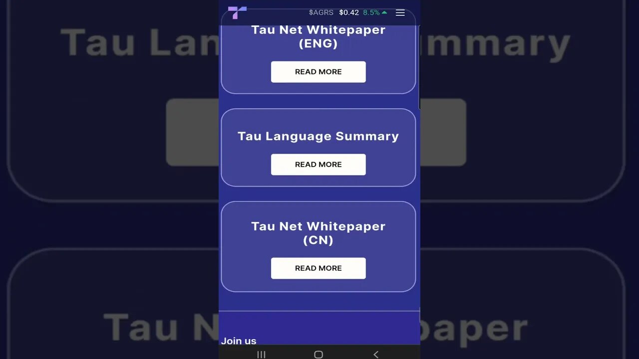 39 Tau Technical Papers💎#shorts #taunet #agoras #technicalpaper #whitepaper #summary #taulanguage