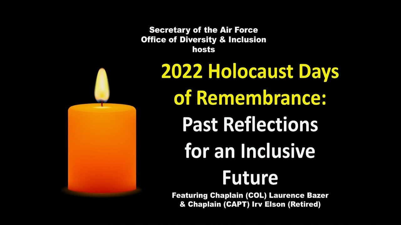 Department of the Air Force Holocaust Days of Remembrance Event