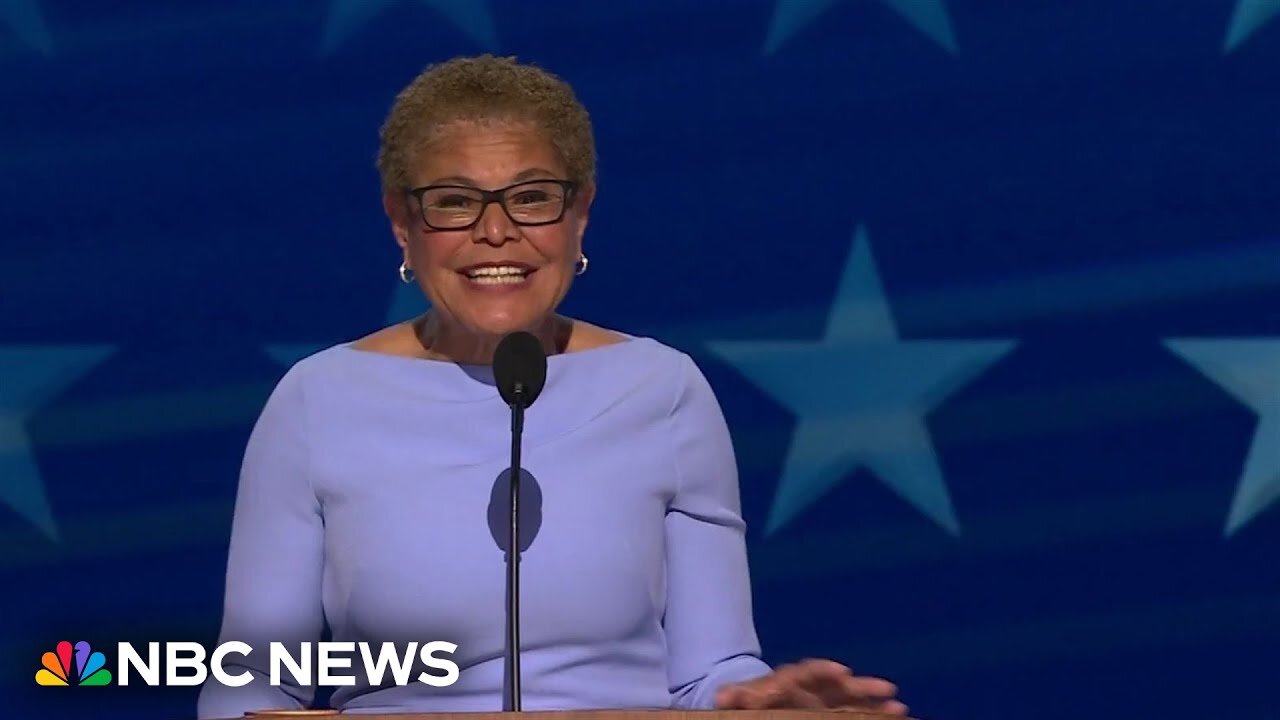 L.A. Mayor Bass highlights Harris’ commitment to the young generation