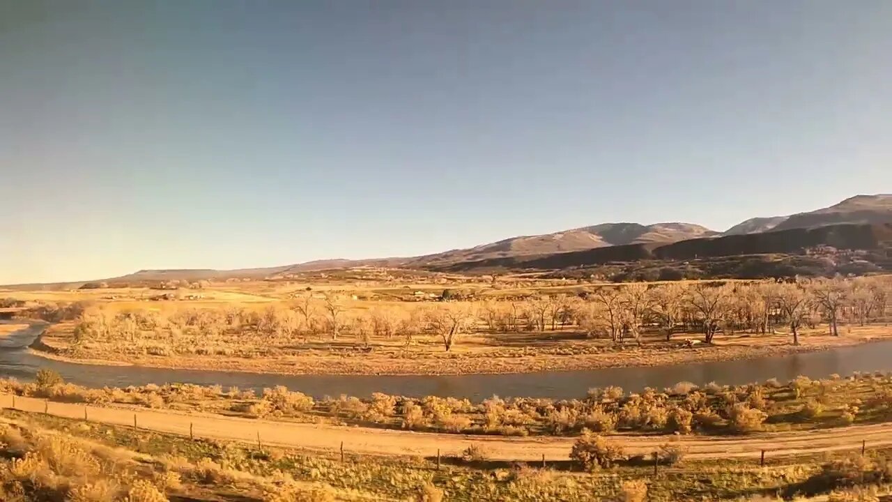 Amtrak California Zephyr between Glenwood Springs and Grand Junction, Colorado