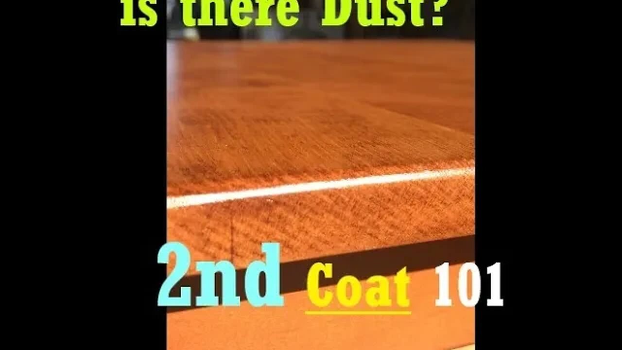 Staining Dining Table | 2nd Coat| Oil Based Polyurethane | Closer Look | Is there Dust? DIY 101