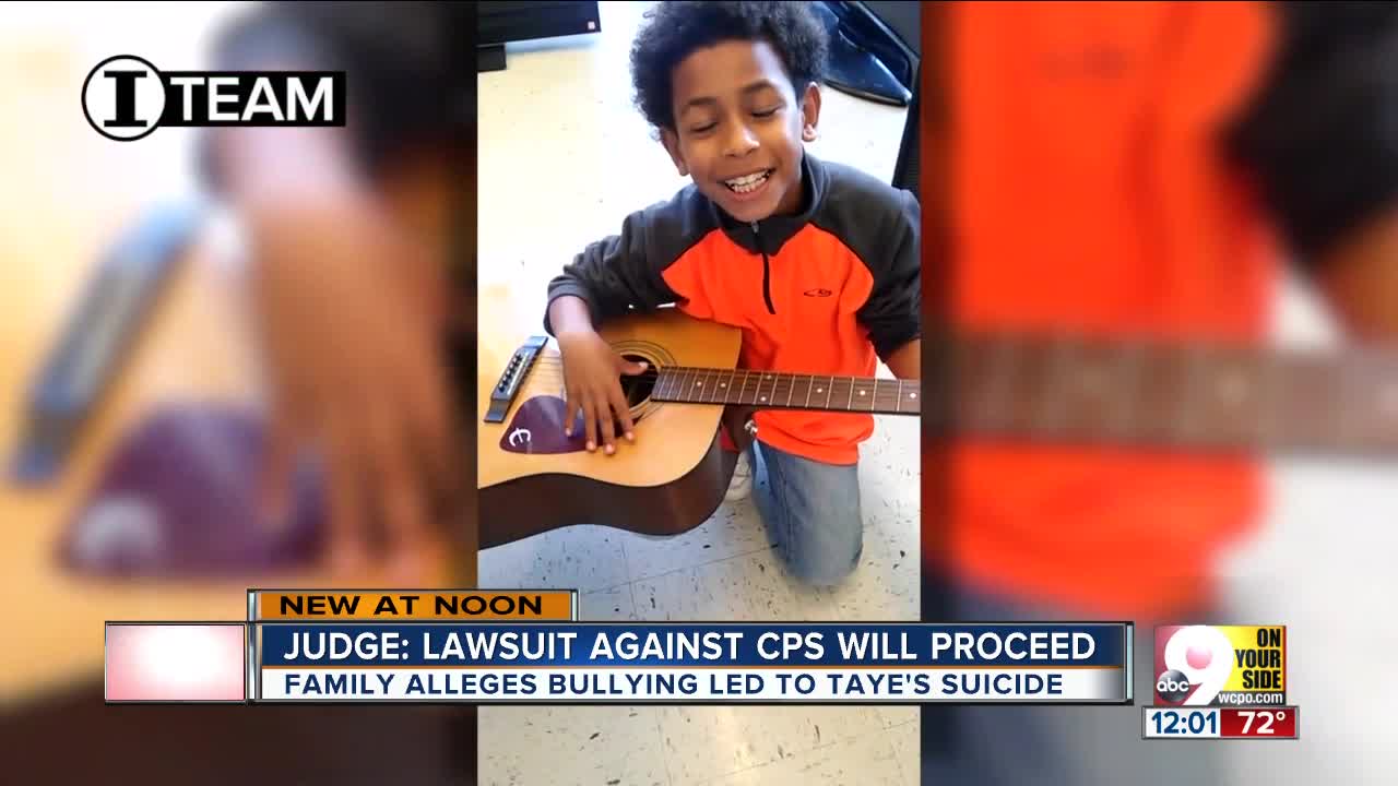 Lawsuit filed by Gabriel Taye’s family against Cincinnati Public Schools can proceed, judge says