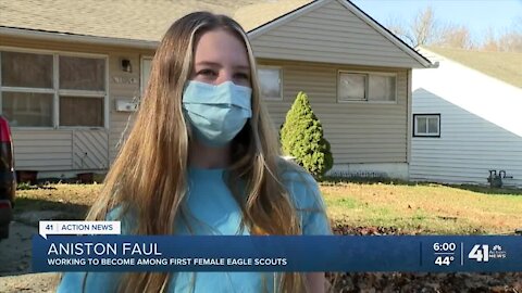 KC metro girl makes history in the Eagle Scout program