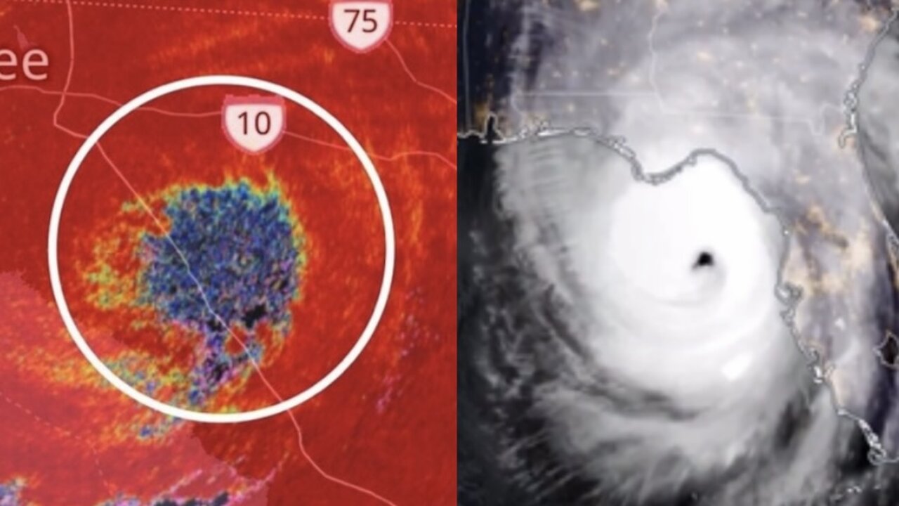 HURRICANE HELENE UNNATURAL CREATION CAUGHT ON CAMERA ⚠️