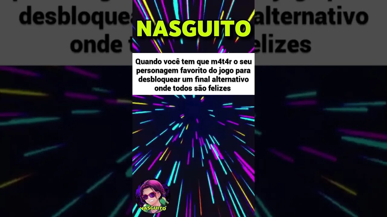 ELE TEVE QUE FAZER ISSO PARA TODOS SEREM FELIZES