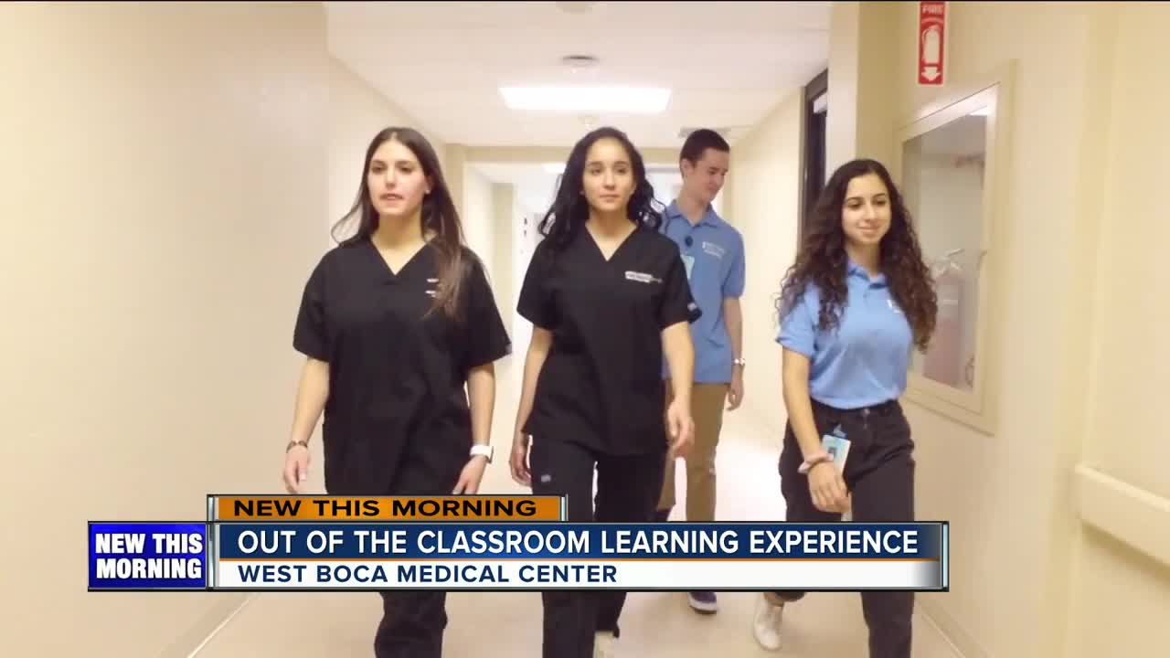 Teens receiving valuable experience at West Boca Medical Center through 'volunteens' program