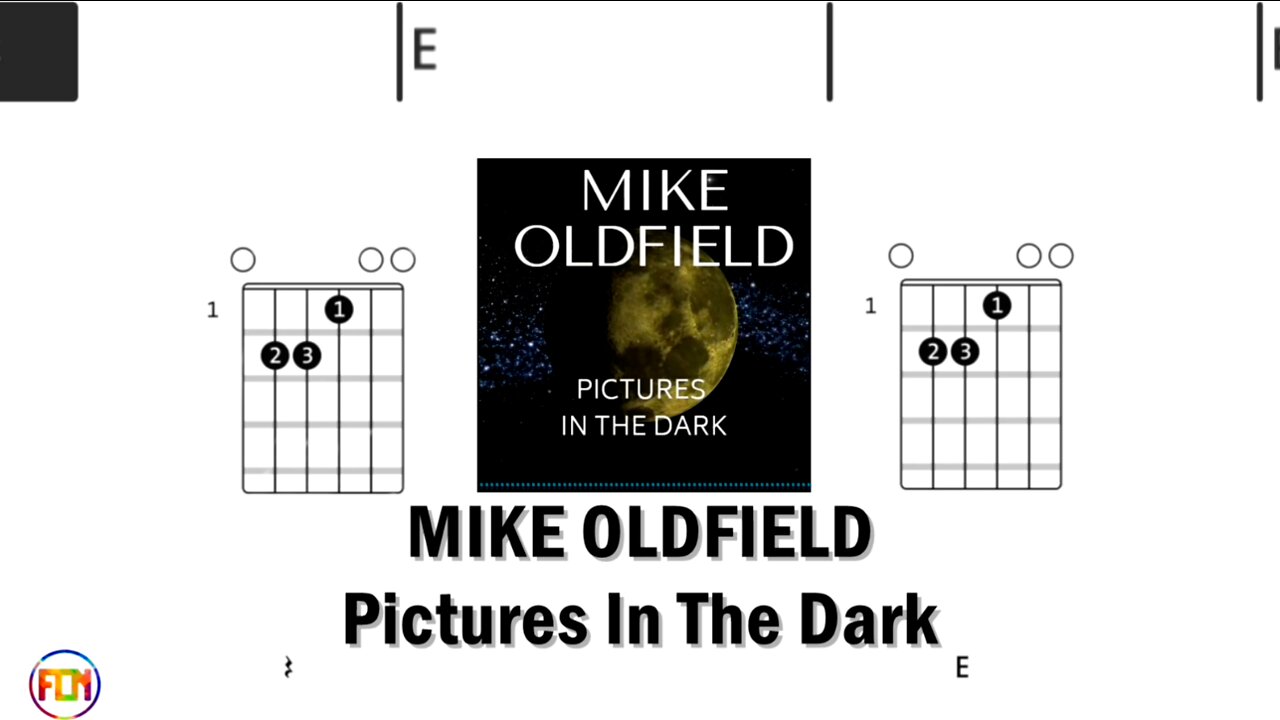 MIKE OLDFIELD Pictures In The Dark - FCN Guitar Chords & Lyrics HD