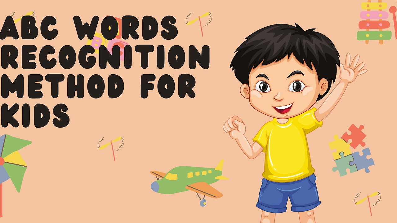 kids words recognition video