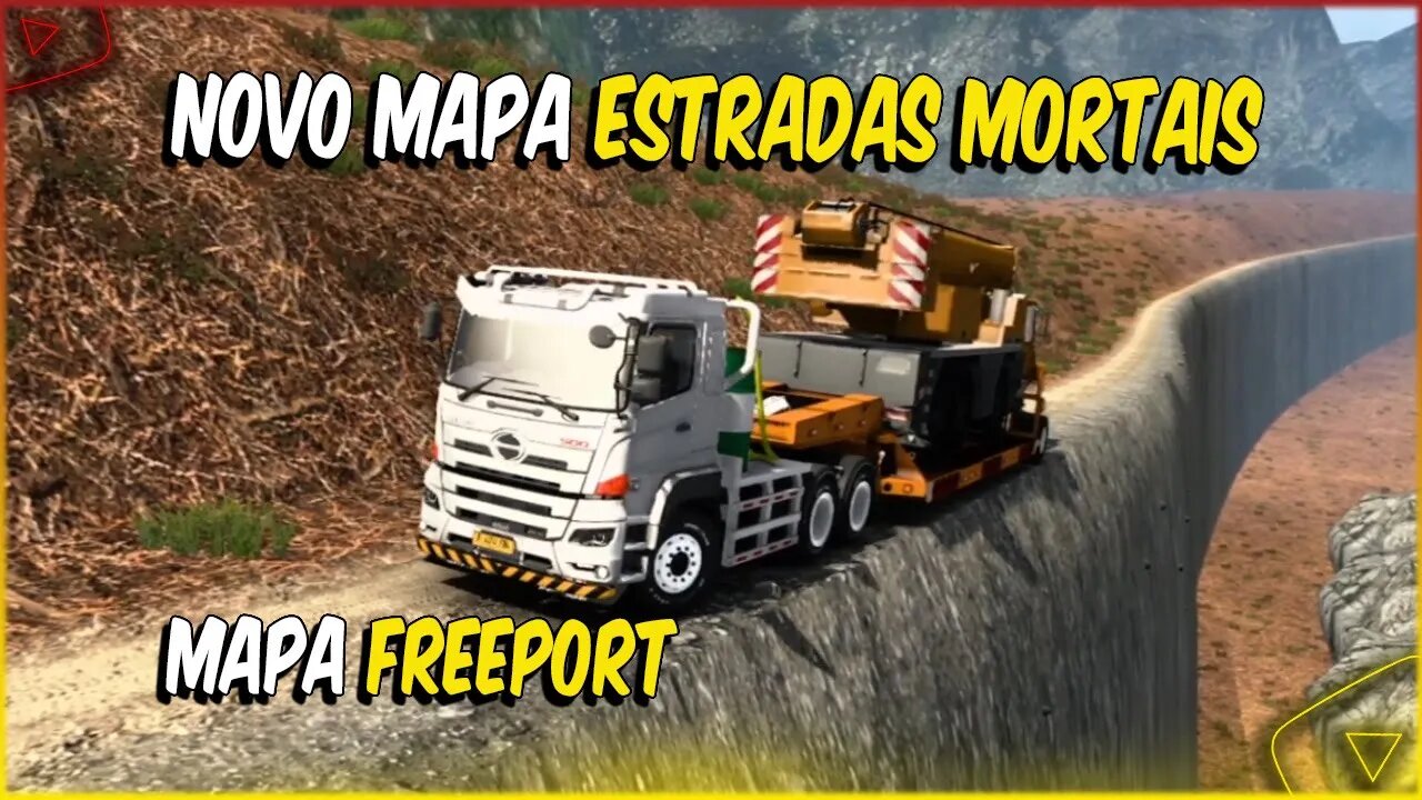 NOVO MAPA GRÁTIS COM ESTRADAS DE TERRA EURO TRUCK SIMULATOR 2 1.46