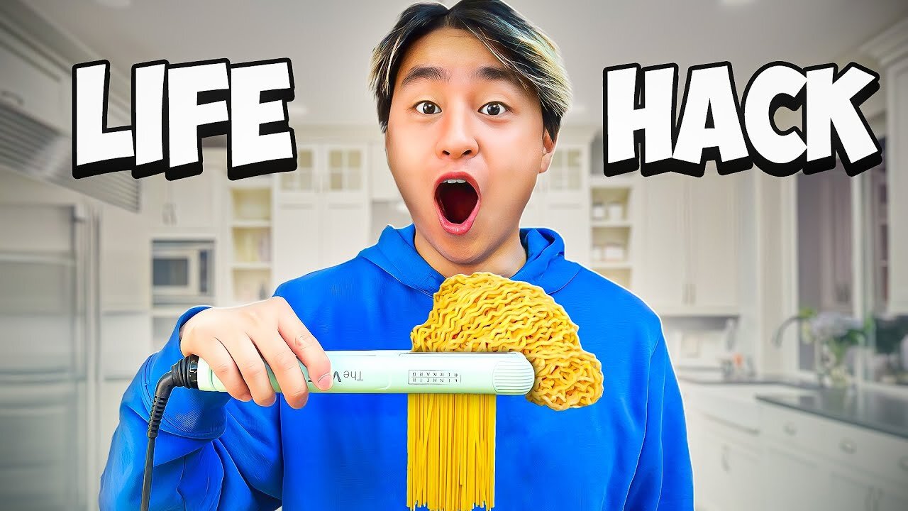 Trying 100 Tik Tok Life Hacks In 24 Hours